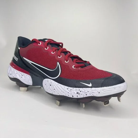 Nike | Shoes | Nike Alpha Huarache Elite 3 Low Crimson Black  display picture 1